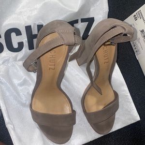 Schutz thick heel sandal